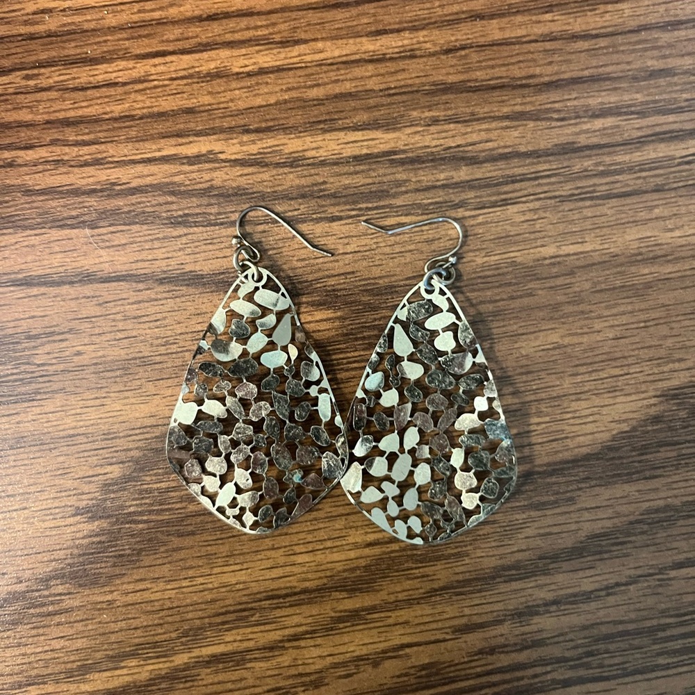 Gold Teardrop Earrings